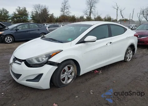 2014 Hyundai Elantra Se из США, поврежденный, VIN 5NPDH4AE6EH528535